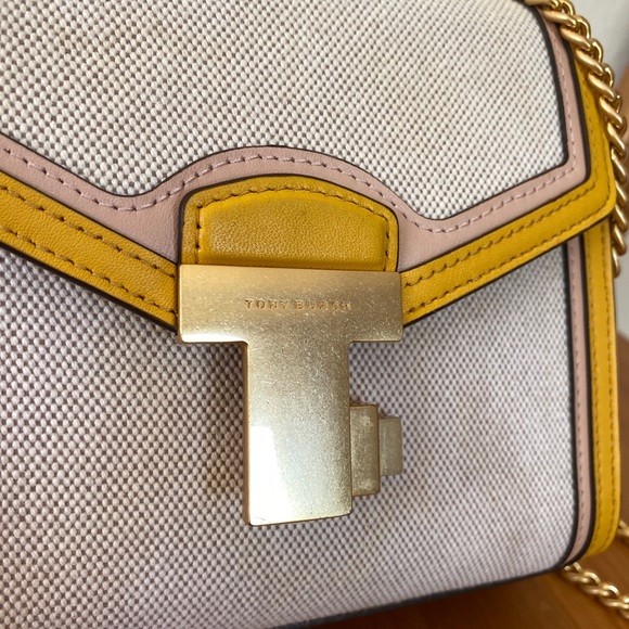Juliette Canvas Mini Bag In Golden Crest - Picture 5 of 8